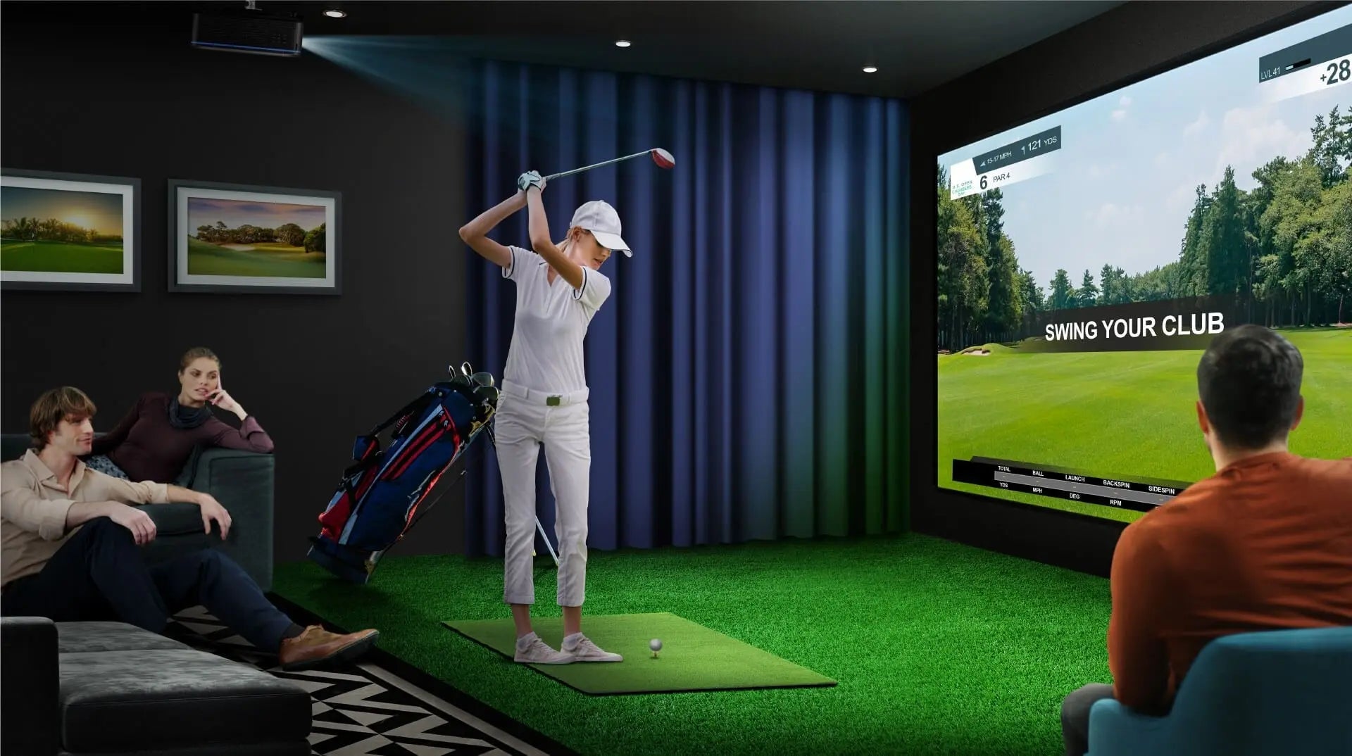 What Technology Components do I need to build my own Golf Simulator? - Masters Voice Audio Visual