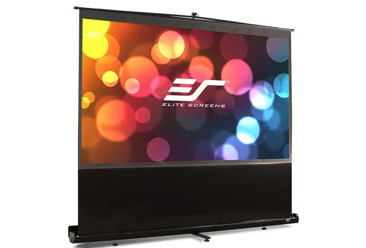 Elite Screens portable ezCinema Floor Pull-Up Projector Screen Masters Voice Audio Visual