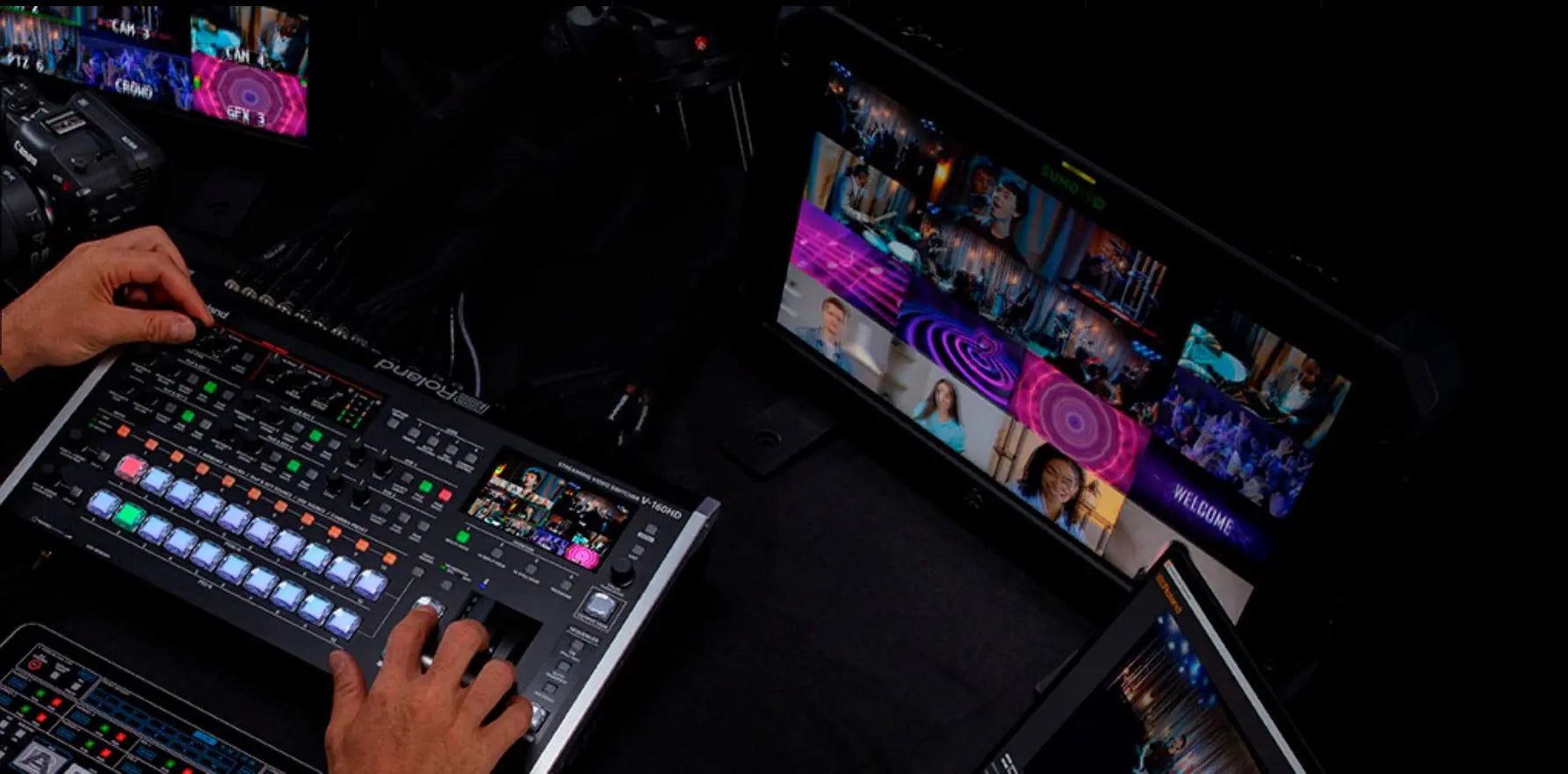 Live Prodcution Video Switches Masters Voice Audio Visual