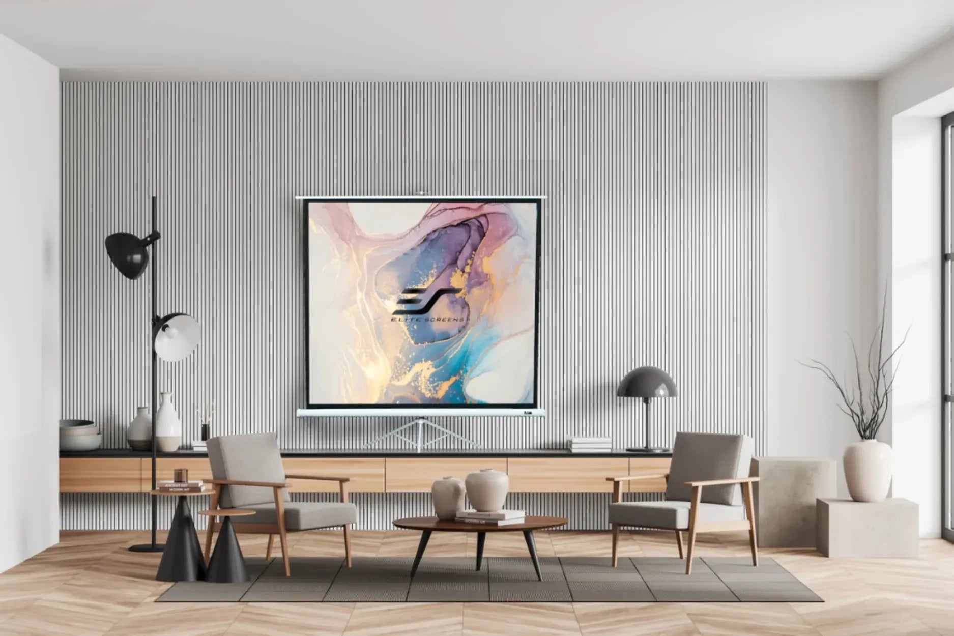 Tripod Projector Screens Masters Voice Audio Visual