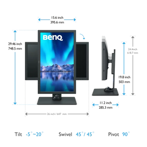 BenQ  SW271C | 32" 4K 99% Adobe RGB USB-C Photography Monitor 