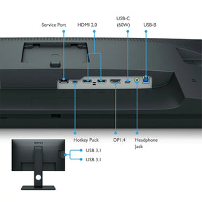 BenQ  SW271C | 32" 4K 99% Adobe RGB USB-C Photography Monitor 