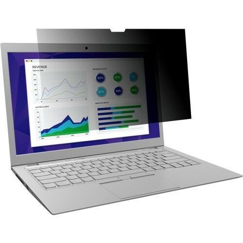 3M Frameless Privacy Filter for 13.3" Laptop with 3M COMPLY Flip Attach, 16:9