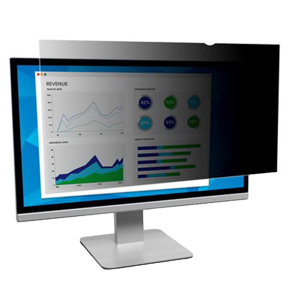 3M Frameless Privacy Filter for 24" Monitor, 16:9 3M