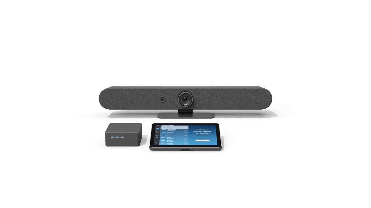 Logitech Tap Rally Bar Mini Small Room Solution with Intel NUC PC - Native Teams Room