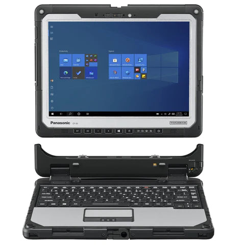 PANASONIC 12" TOUGHBOOK 33 (Mk3) i7  FULLY-RUGGED with  Backlit KBD, True Serial, W11P