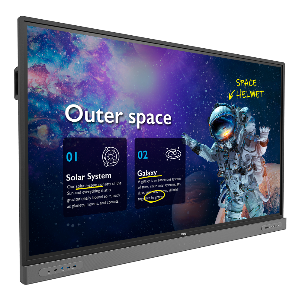 RM7503 | 75" BenQ Board Master for Education Give immersive lessons that foster effective learning while protecting the entire class