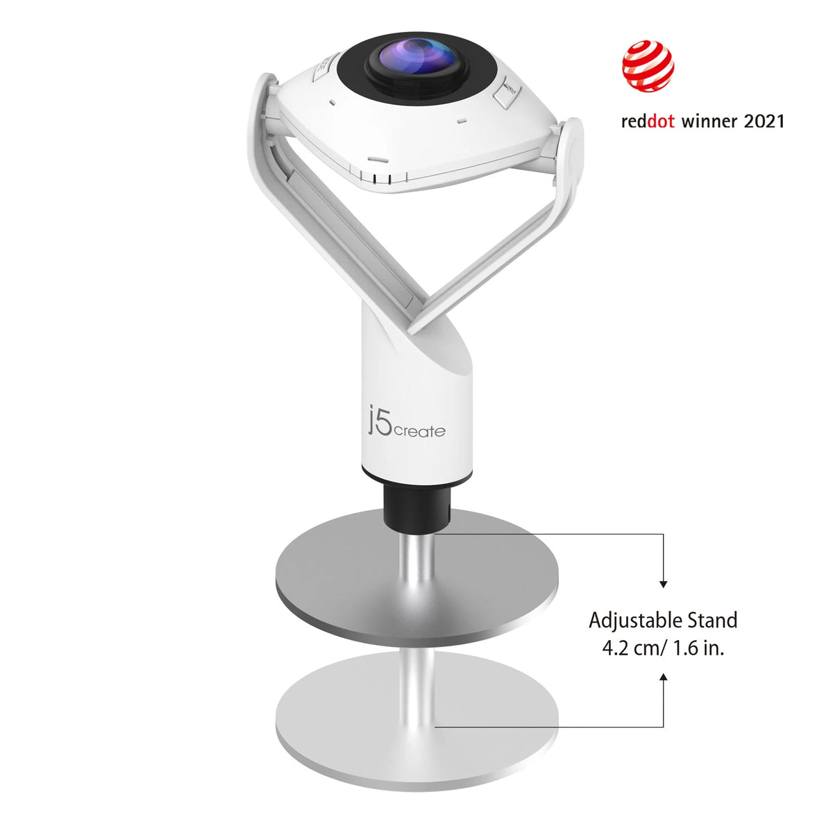 5create 360 All Around Conference Webcam for Huddle Rooms - Full HD 1080p video playback&nbsp;