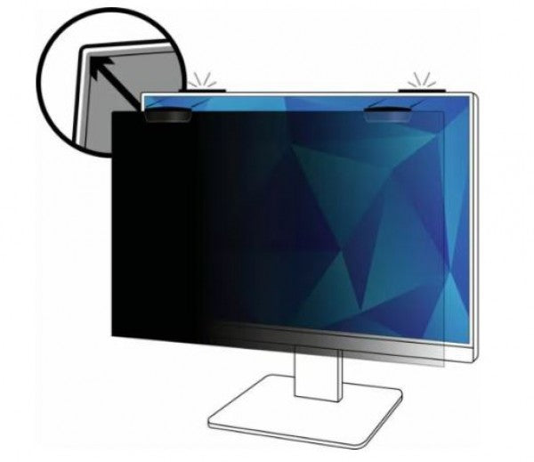 3M Privacy Filter for 23&quot; Monitor with 3M COMPLY Magnetic Attach, 16:9 3M