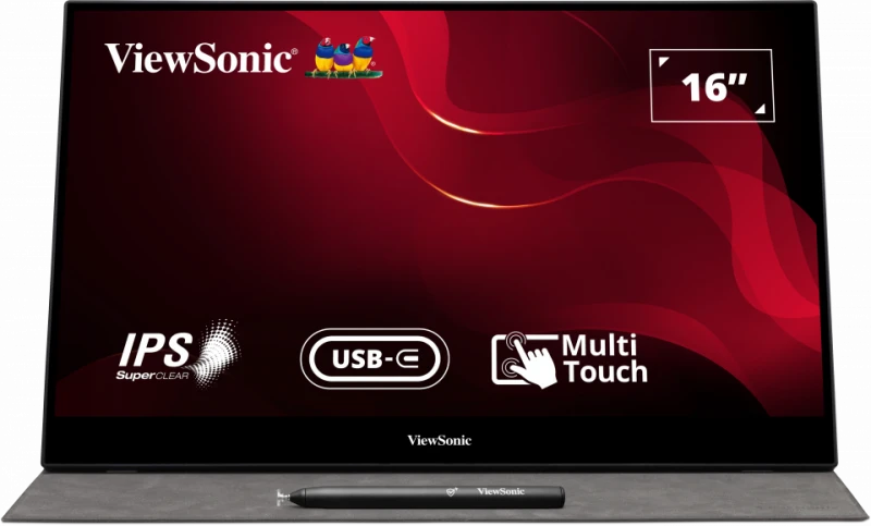 ViewSonic TD1655 16” Touchscreen Portable Monitor