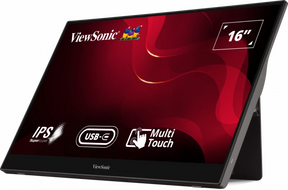  ViewSonic TD1655 is a portable 16” Full HD touch monitor 