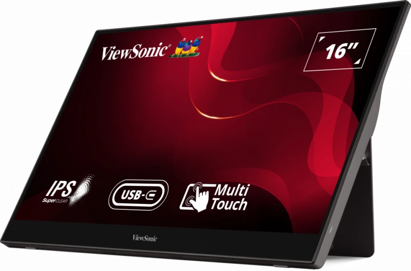  ViewSonic TD1655 is a portable 16” Full HD touch monitor 