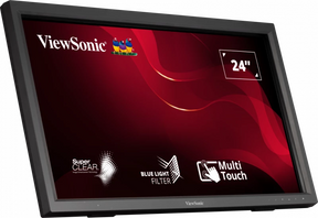 Viewsonic 24" Full HD IR Touch Monitor, 10 point touch TD2423