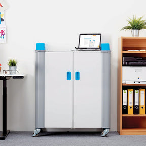 LapCabby UniCabby 40-Device Mobile AC Charging Trolley