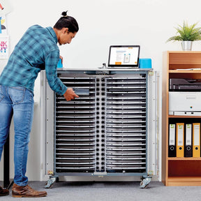 LapCabby UniCabby 40-Device Mobile AC Charging Trolley
