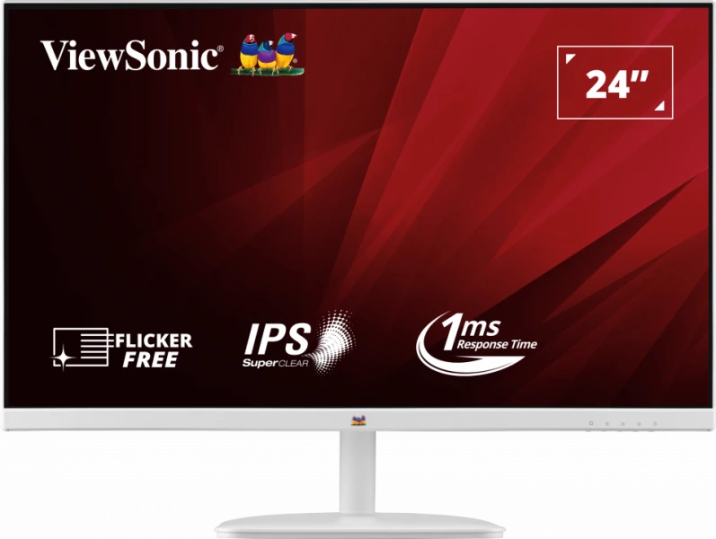 ViewSonic VA2432-H-W 24” 1080p IPS Monitor with Frameless Design