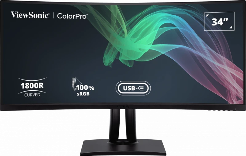 ViewSonic VP3481 34" Curved Monitor with Docking Station