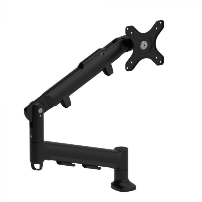 Atdec AWM Single monitor arm solution - 618mm dynamic arm - 0-9 kg - single base - Grommet Clamp - black