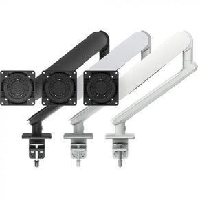 Atdec Ora Monitor Arm F-Clamp - Monitor arm for 34"screens flat or curved - Silver