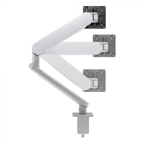 Atdec Ora Monitor Arm F-Clamp - Monitor arm for 34"screens flat or curved - Silver