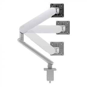 Atdec Ora Monitor Arm F-Clamp - Monitor arm for 34"screens flat or curved - White