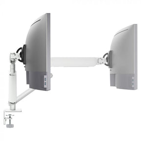 Atdec Ora Monitor Arm F-Clamp - Monitor arm for 34"screens flat or curved - Silver
