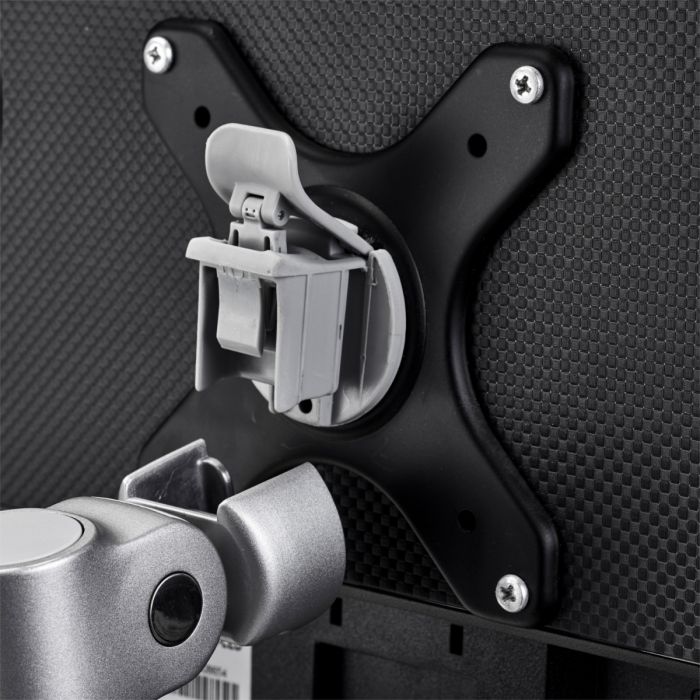 Atdec AWM Single monitor arm solution - dynamic arm - 135mm post - F Clamp - white