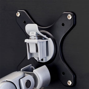 Atdec AWM Dual monitor arm solution - dynamic arms - 400mm post - F Clamp - black