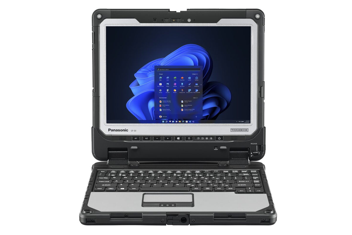 PANASONIC 12" TOUGHBOOK 33 (Mk2) i7  FULLY-RUGGED with 3cell x 2 battery, Backlit KBD, Front/Rear Cam, 4G, DPT