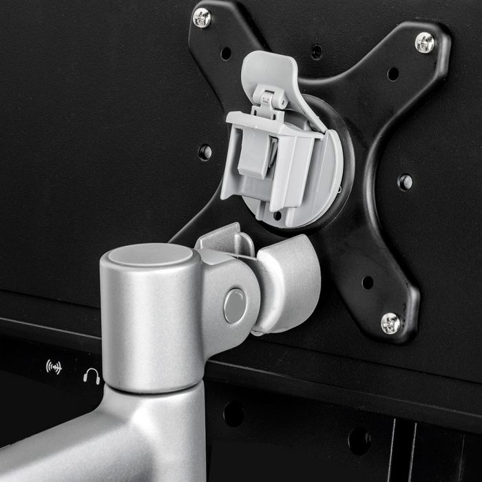  Atdec AWMS-46W35 Single monitor arm channel wall mount Black