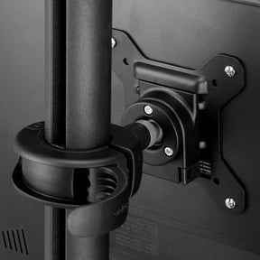 Atdec Spacedec Display Donut Pole 1150mm Black - Triple monitor or POS display mount