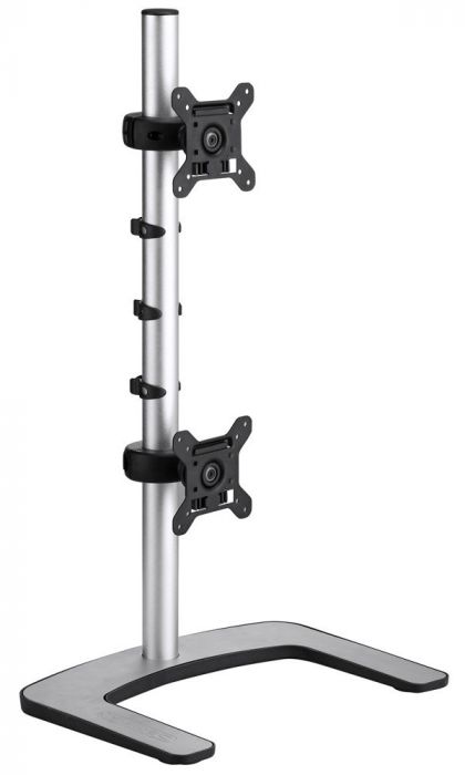 Atdec VFS-DV Freestanding Dual Stack Monitor Vertical Stand