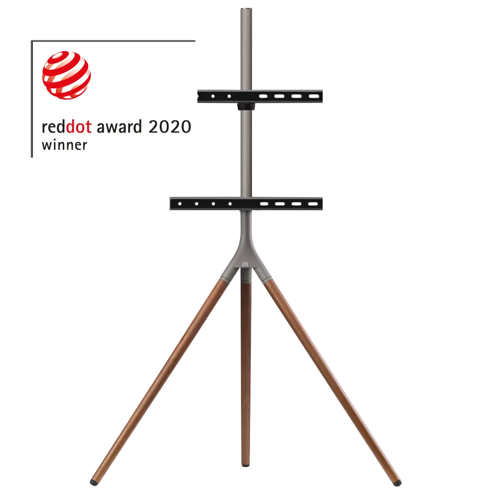Designer TV & Soundbar Stand - Walnut - Pairs Perfectly with your Samsung TV