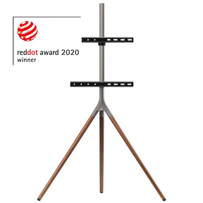 Designer TV & Soundbar Stand - Walnut - Pairs Perfectly with your Samsung TV