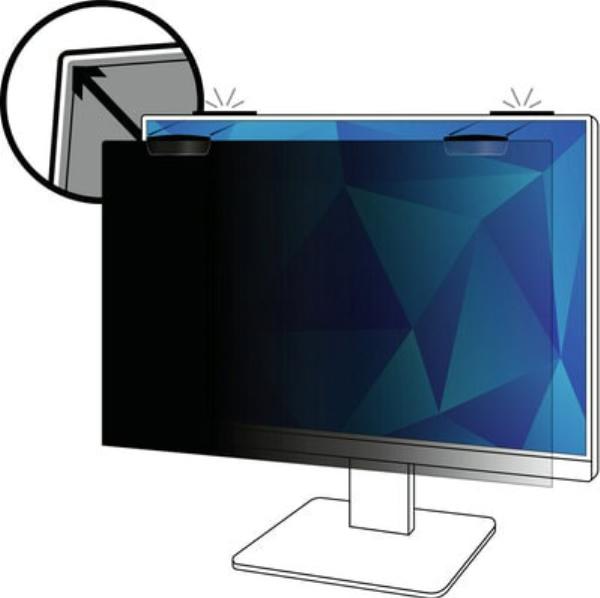 3M Privacy Filter for 23.8" Monitor with 3M COMPLY Magnetic Attach, 16:9 L_13PF238W9EM