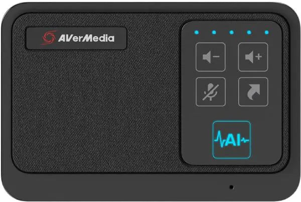AVerMedia AS311 Professional Connections AI Speaker Phone, Seamless Audio Conference Speaker Mic