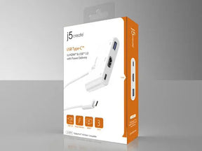 J5create JCA379 USB-C TYPE-C to HDMI & USB 3.0 WITH POWER DELIVERY Adaptor Hub