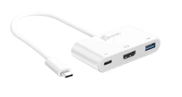 J5create JCA379 USB-C TYPE-C to HDMI & USB 3.0 WITH POWER DELIVERY Adaptor Hub