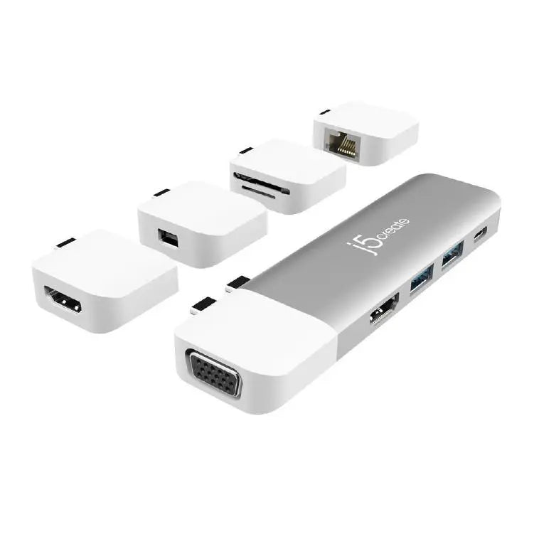 J5Create JCD389 Modular 11-in- 1 mini Dock perfect for MacBook,