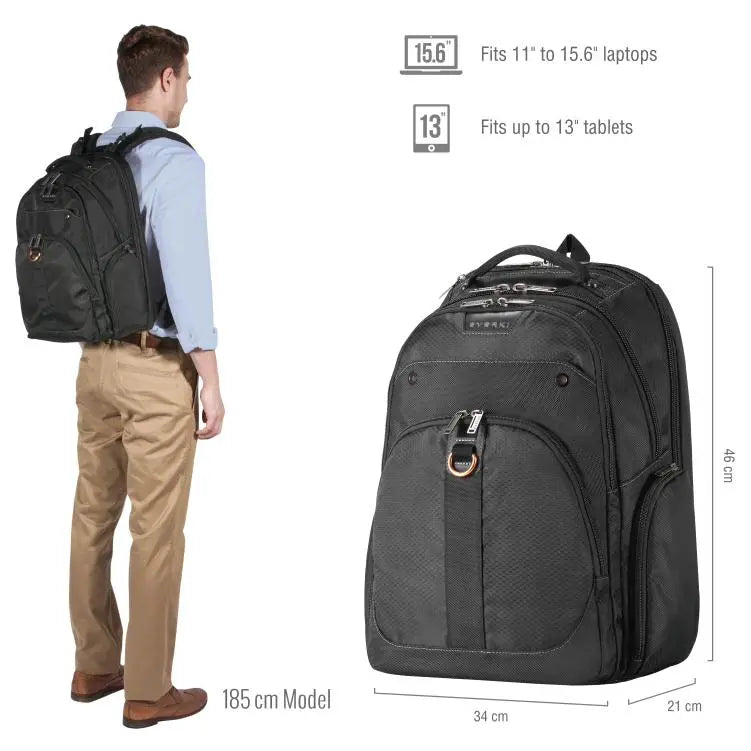 EVERKI Atlas Checkpoint Travel Friendly Laptop Backpack