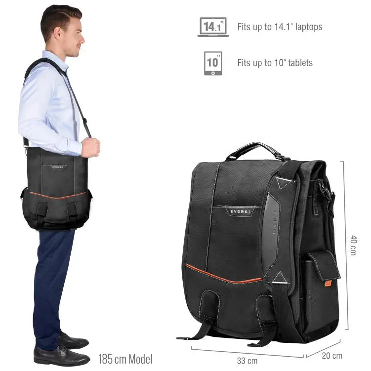 Everki 14.1" Urbanite Messenger Perfect for MacBook Pro