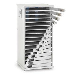 LapCabby Lyte 16-Device Static AC Charging Locker for Laptops