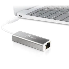 J5create JCE133G USB-C to Gigabit Ethernet Adaptor (USB Type-C to RJ-45)