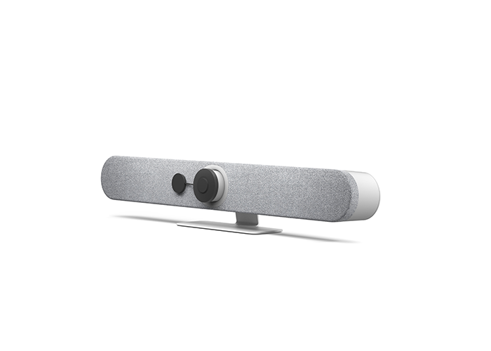 Logitech TAP Cat5 wit h Logitech Mini Bar White
