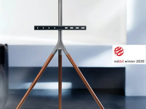 Designer TV & Soundbar Stand - Walnut - Pairs Perfectly with your Samsung TV