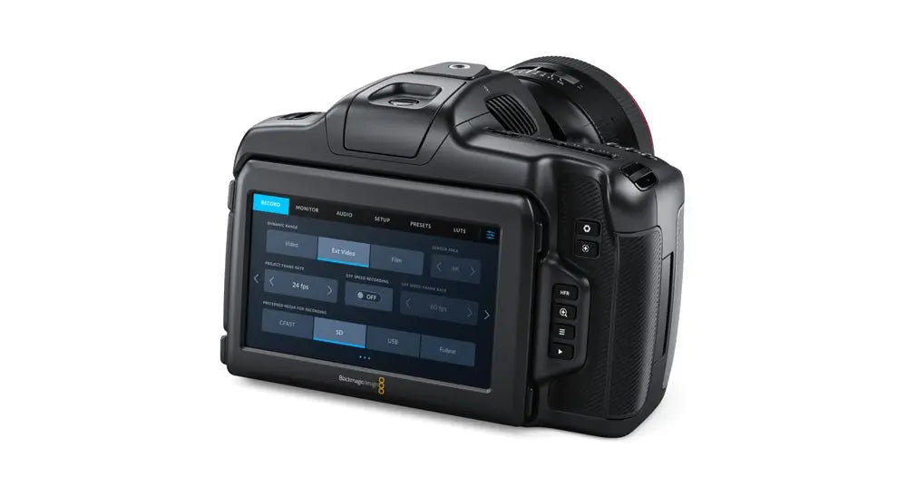 Blackmagic Pocket Cinema Camera 6K G2 incredible number of high end digital film features - Masters Voice Audio Visual