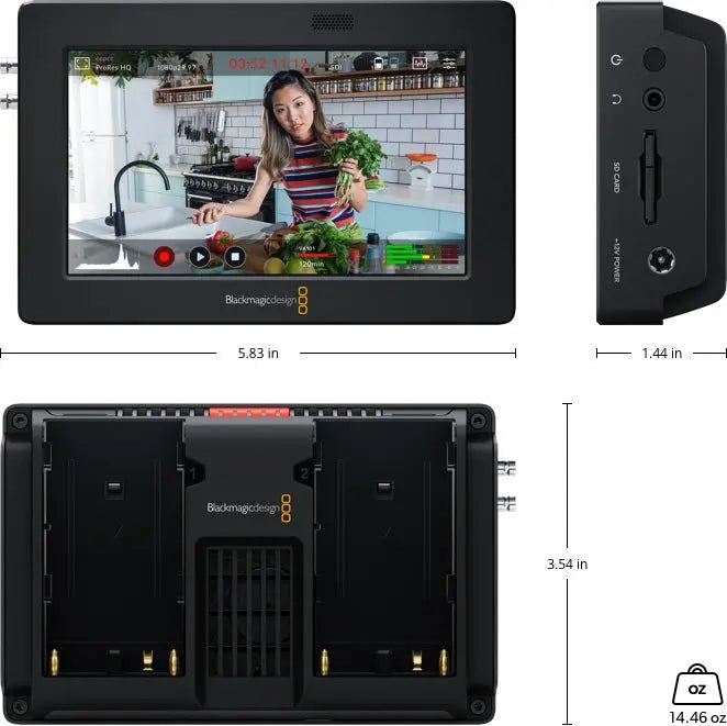 Blackmagic Video Assist 5 3G is a portable monitor, a professional recorder, a portable scope and a fantastic camera - Masters Voice Audio Visual