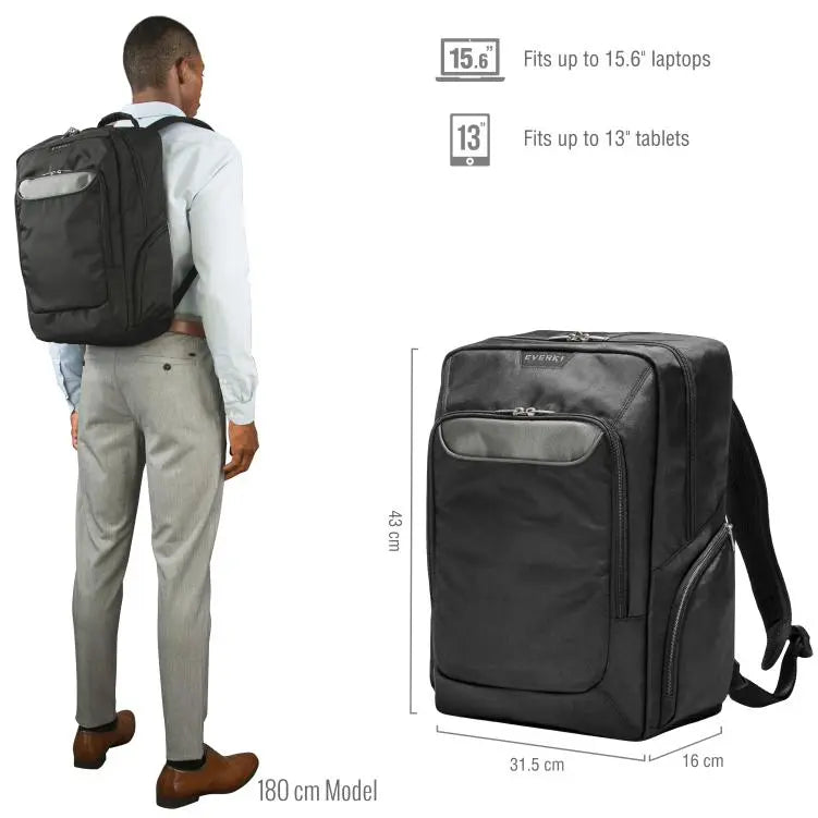 Everki 15.6" Advance Laptop Backpack is everything you need - Masters Voice Audio Visual