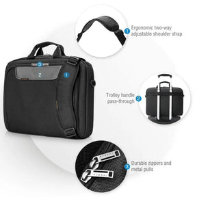 Everki 17" Advance Compact Briefcase (Laptop bag suitable for laptops up to 17.3") - Masters Voice Audio Visual