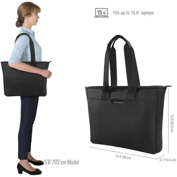 Everki Business 418 Slim Laptop Tote, up to 15.6-Inch (EKB418) - Women's laptop bag - Masters Voice Audio Visual